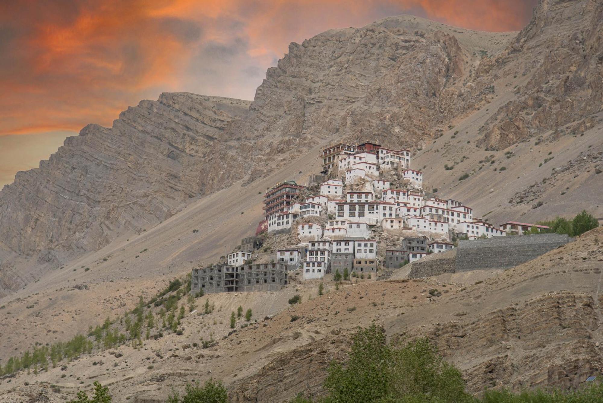 Echor Mud Huts Tabo, Spiti Valley Kaza Buitenkant foto