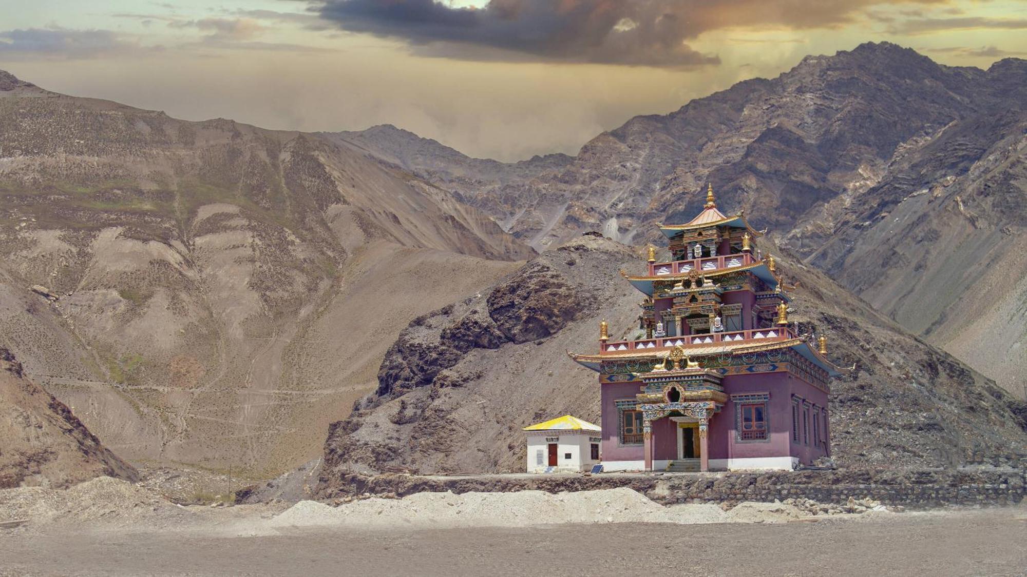 Echor Mud Huts Tabo, Spiti Valley Kaza Buitenkant foto