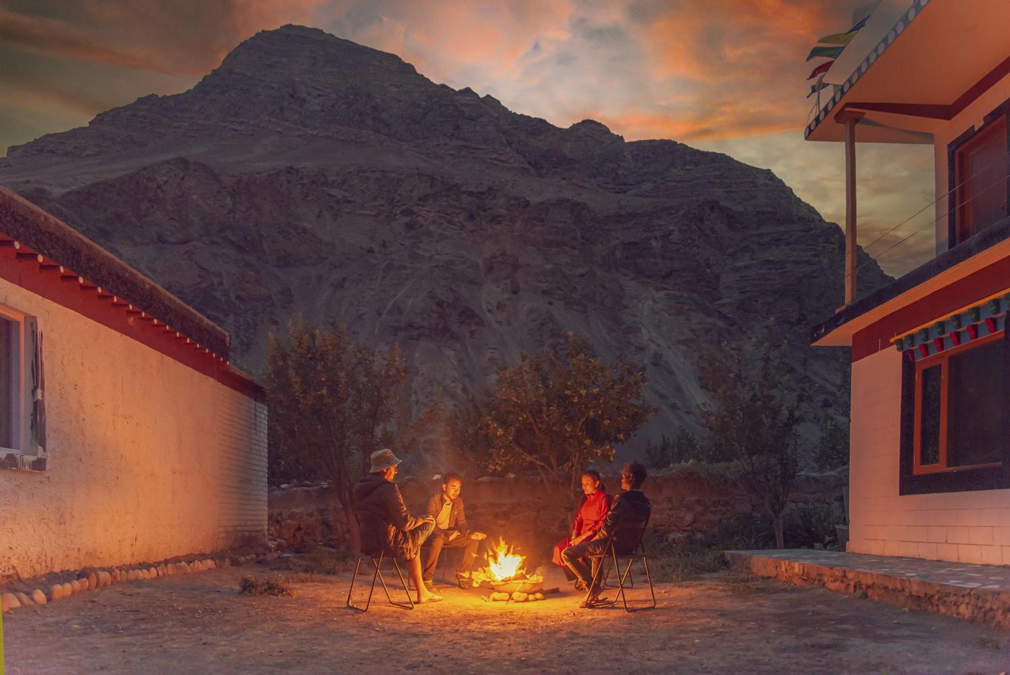 Echor Mud Huts Tabo, Spiti Valley Kaza Buitenkant foto